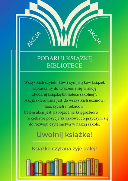 akcja podaruj ksiazke bibliotece