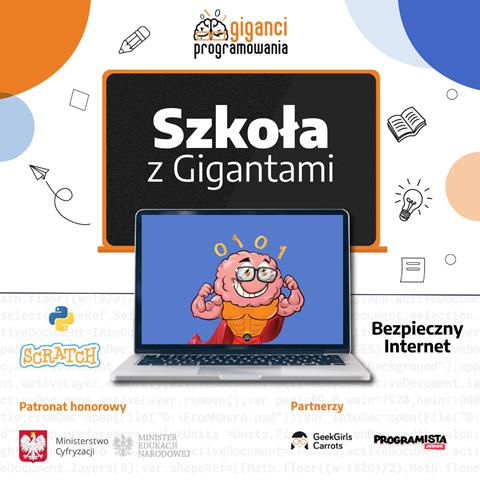 Logo projektu edukacyjnego „Szkoła z Gigantami”.