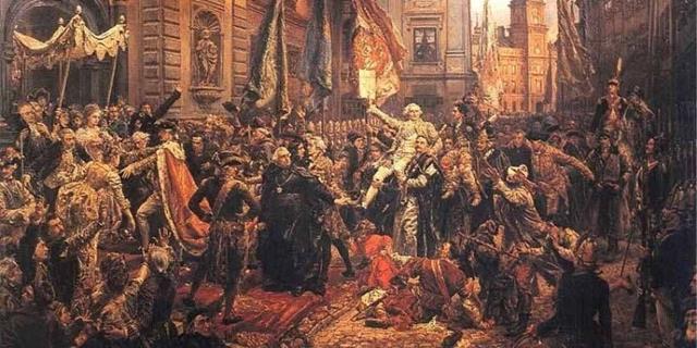 Obraz Jana Matejki „Konstytucja 3 Maja”.