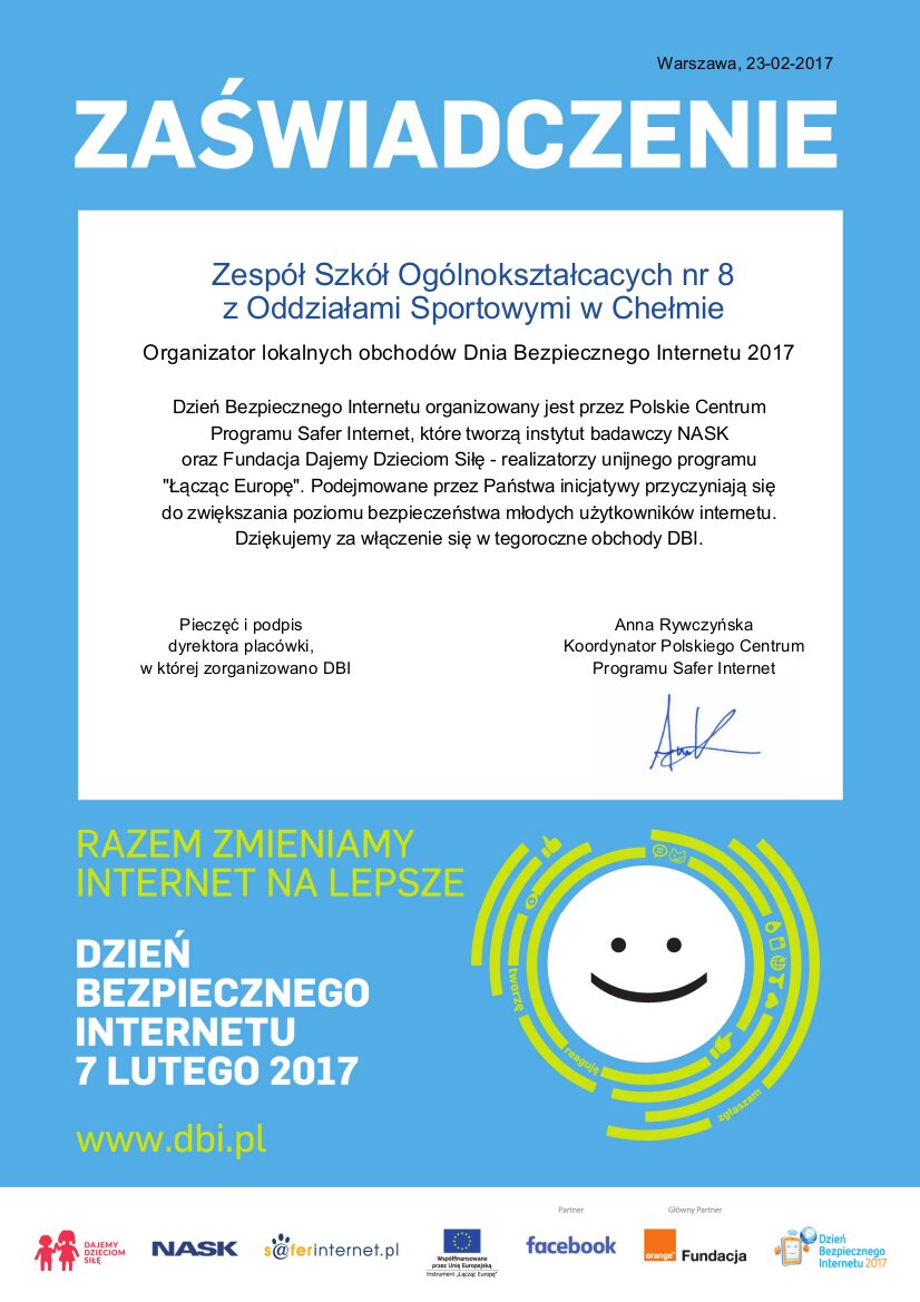 zaswiadczenie