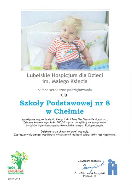 Dar serca dla Hospicjum.