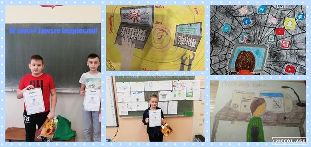 Zestaw zdjęć prezentujących laureatów konkursu, a także najciekawsze prace konkursowe".