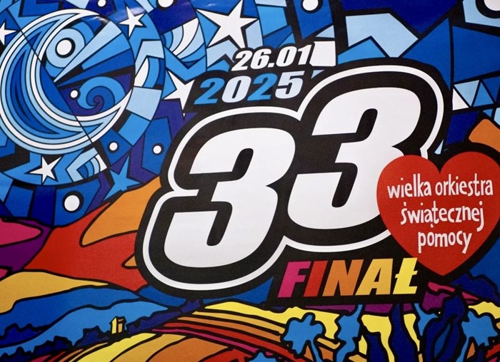 Podziękowania za udział społeczności szkolnej w 33. Finale “Wielkiej Orkiestry Świątecznej Pomocy”.
