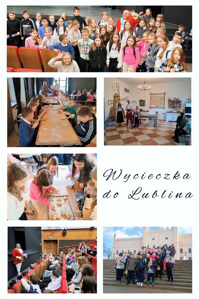 Uczniowie podczas wycieczki do Lublina.